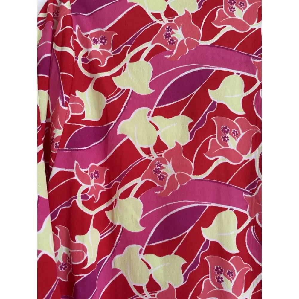 Moda Posa Button Down Dress Size Small Retro Barbiecore Groovy‎ Resort Wear